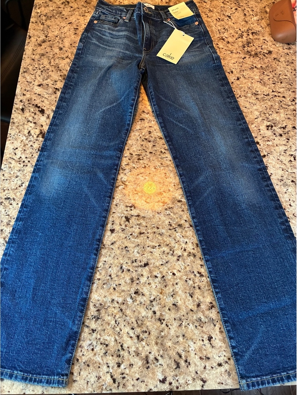 Cake regular straight jeans 24x32